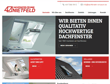 Tablet Screenshot of dachfenster-einbauen.de